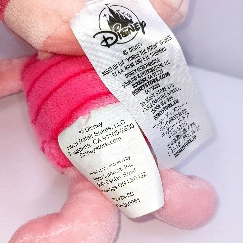 Disney Piglet Plush Lot Winnie the Pooh Tsum Tsum Stuffed Animal Toy Pink 2pc